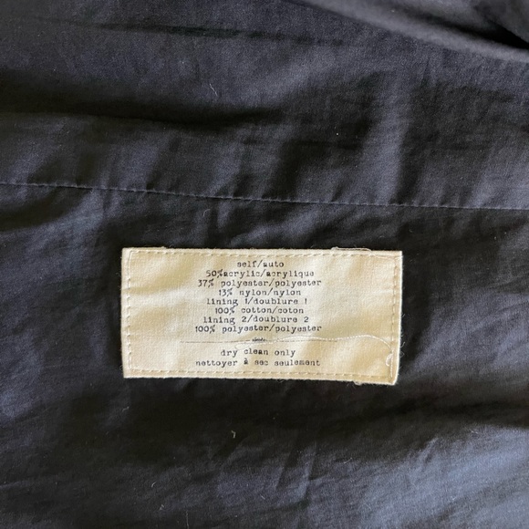 grey wool lined anthropologie blazer - Picture 4 of 4